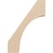 Ekena Millwork 3-inch W x 10-inch D x 14-inch H Westlake Rough Cedar Woodgrain TimberThane Knee Brace, Primed BRCUR03X10X14WTLRCPR - alternate 5